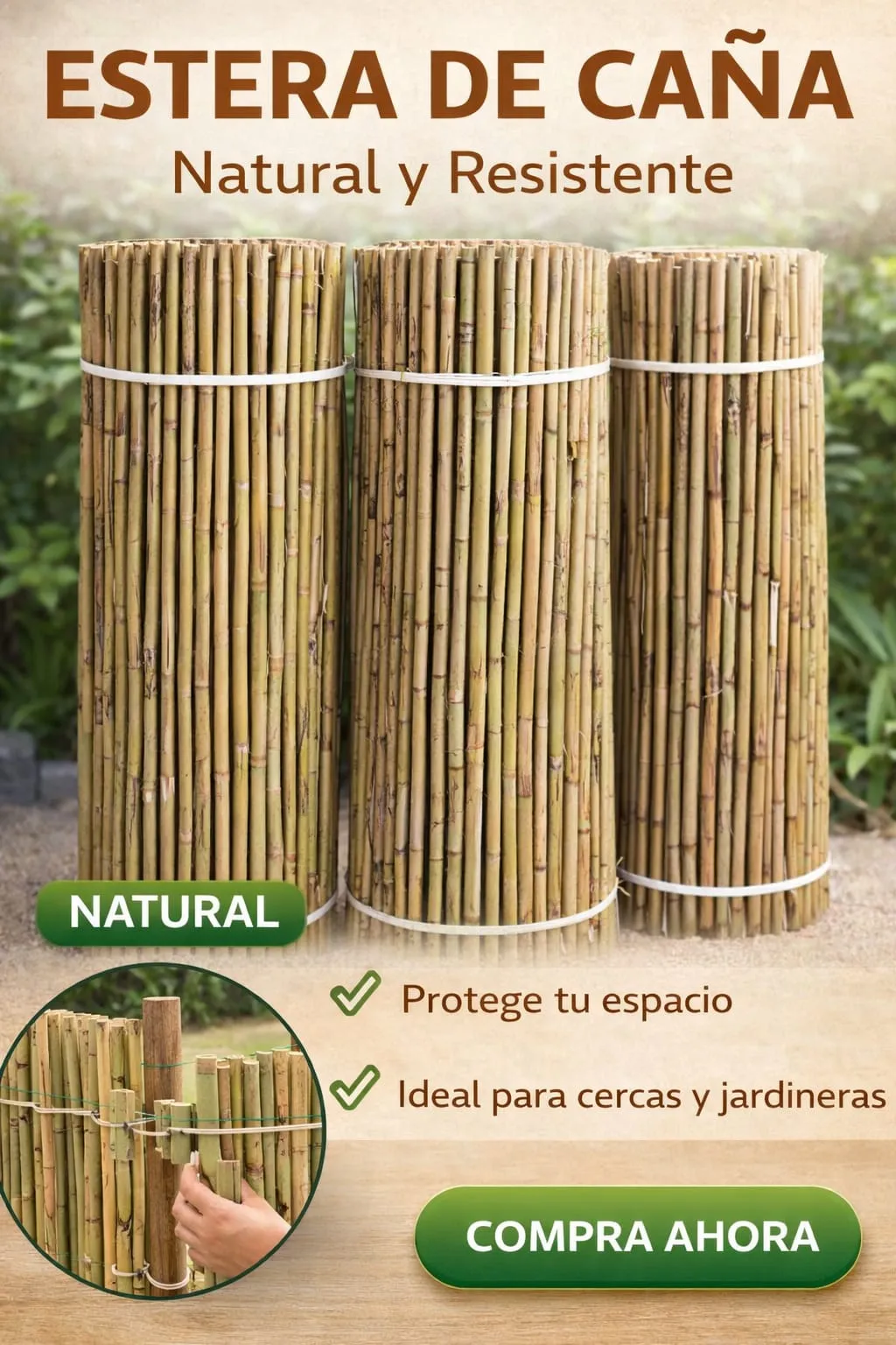 esteras de caña
